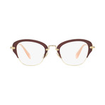 Miu Miu // Metal Women's Optical Frame // Amaranth