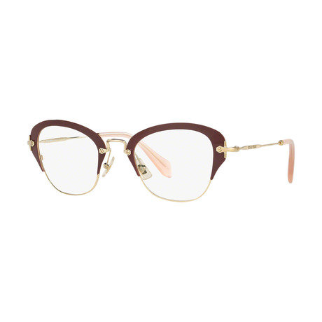 Miu Miu // Metal Women's Optical Frame // Amaranth