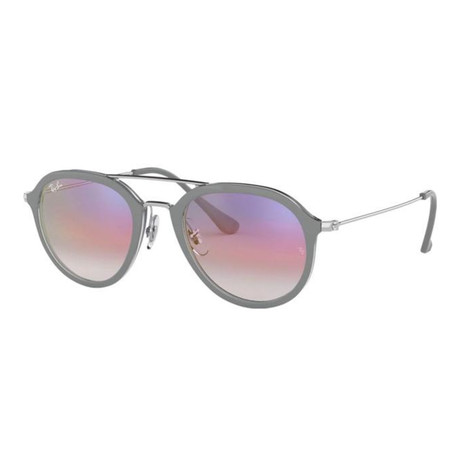 Unisex Wayfarer Round Sungalasses // Gray + Violet