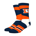 Broncos Retro Socks // Navy (L)