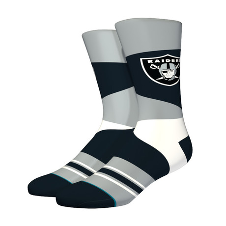 Raiders Retro Socks // Black (S)