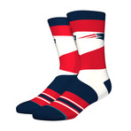 Patriots Retro Socks // Red (M)