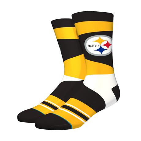 Steelers Retro Socks // Yellow (M)