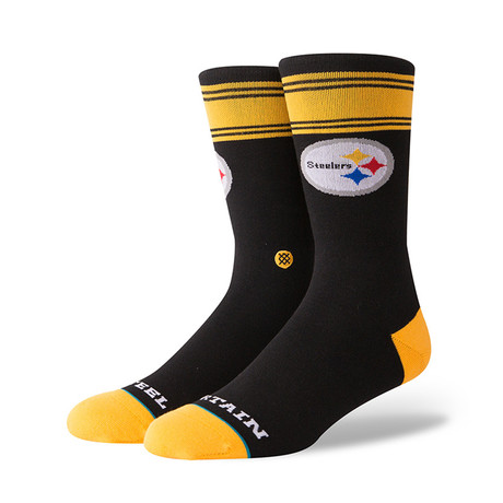 Pittsburgh Steel Curtain Socks // Black (M) - Stance - Touch of Modern