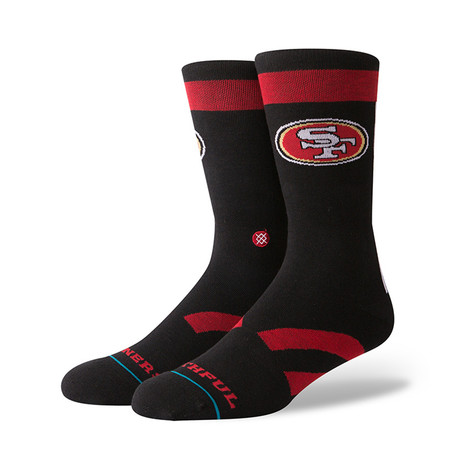 49ers Faithful Socks // Black (S)