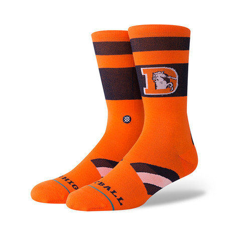 Broncos Mile High Socks // Orange (L)