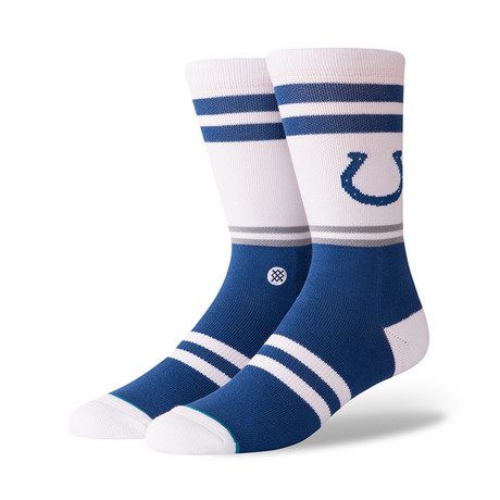 Colts Logo Socks // Blue (L)