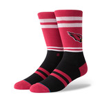 Cardinals Logo Socks // Red (L)