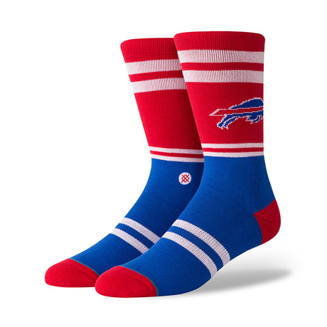Bills Logo Socks // Red (L)
