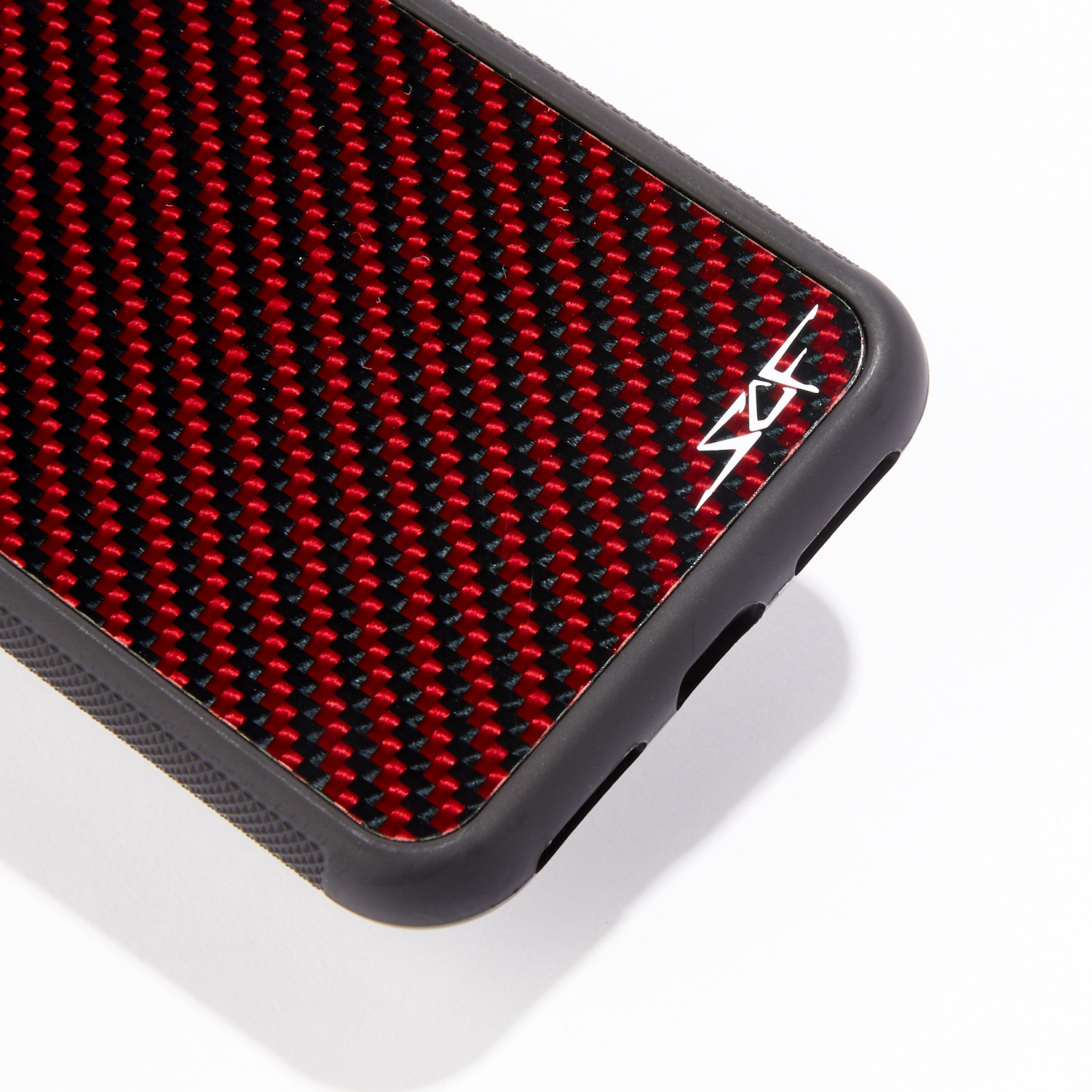 Red Carbon Fiber Phone Case // CLASSIC Series (iPhone X/XS) - Simply ...