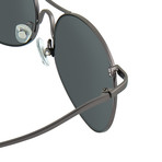 Unisex PL177C6 Sunglasses // Nickel