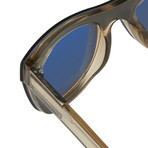 Men's PL34C10 Sunglasses // Green + Blue