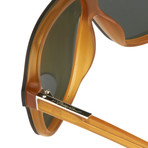 Men's PL2C5 Sunglasses // Brown