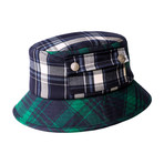 Plaid On Plaid Bucket // Navy (S)