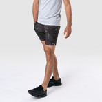 Baseline 2-In-1 Shorts // Black Mist (S)