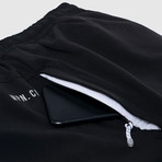 Baseline 2-In-1 Shorts // Black (L)