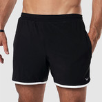 Baseline 2-In-1 Shorts // Black (L)