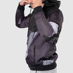 Glacier Windbreaker // Black (L)