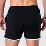 Baseline 2-In-1 Shorts // Black (L)