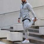 Combat Full Zip Hoodie // Gray (M)