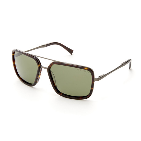 Millard Navigator Polarized Sunglasses // Tortoise