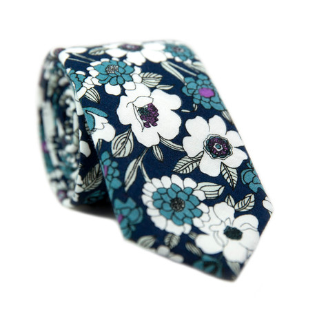 Moonlight Daisy Tie // Blue