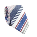 Spring Stripe Tie // Blue