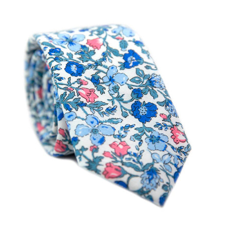 Spring Bloom Tie // Blue