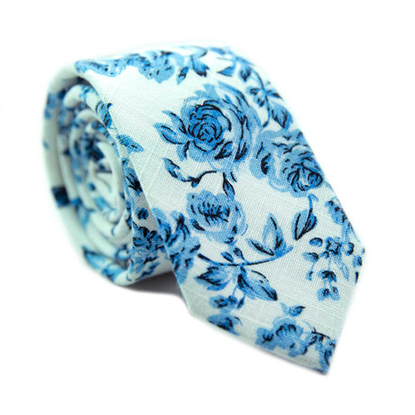 French Garden Tie // Blue