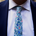 Spring Bloom Tie // Blue