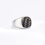 THE DON Real Carbon Fiber Ring (Size 9)