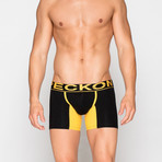 Boxer Briefs // Black + Yellow (XL)