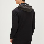 Embroidered Sweatshirt // Black (M)