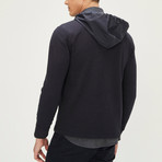 Embroidered Sweatshirt // Navy (M)