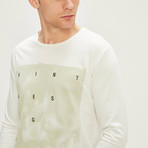 Pressurized Long Sleeve T-Shirt I // Off White (L)