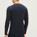 Pressurized Long Sleeve T-Shirt // Navy (S)