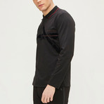 Long Sleeve Polo Shirt II // Black (M)