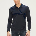 Long Sleeve Polo Shirt II // Navy (M)