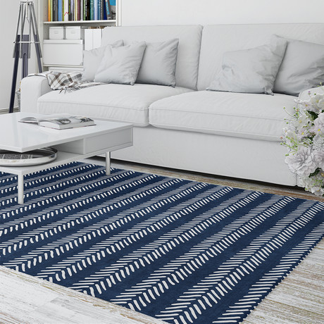 Indigo Willow // Area Rug (2.6'L x 8'W)