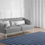 Indigo Willow // Area Rug (2.6'L x 8'W)