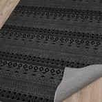 Adobe In Charcoal // Area Rug (2.6'L x 8'W)
