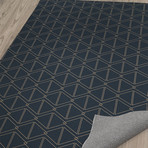 Isosceles Charcoal // Area Rug (2.6'L x 8'W)