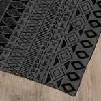 Adobe In Charcoal // Area Rug (2.6'L x 8'W)