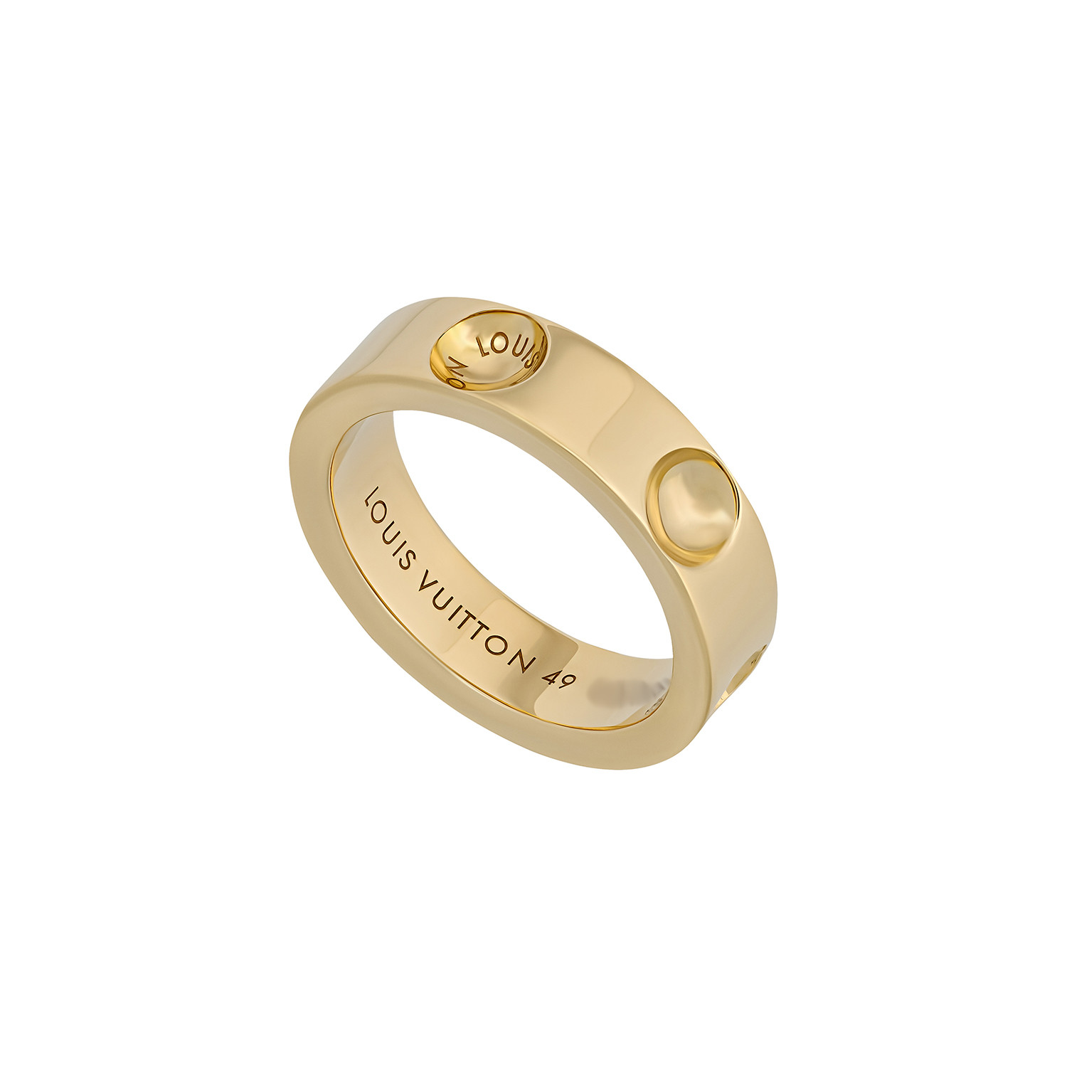 Vintage Louis Vuitton 18k Yellow Gold Empreinte Ring // Ring Size: 4.75 - Timeless Women&#39;s ...