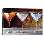 Three Martinis // Malenda Trick (26"W x 18"H x 0.75"D)