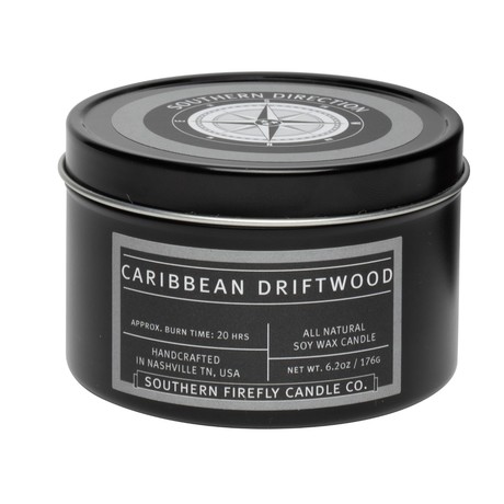 Caribbean Driftwood 8oz Travel Tin