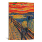 The Scream, 1893 (Oil, Tempera & Pastel On Cardboard) // Edvard Munch (12"W x 18"H x 0.75"D)