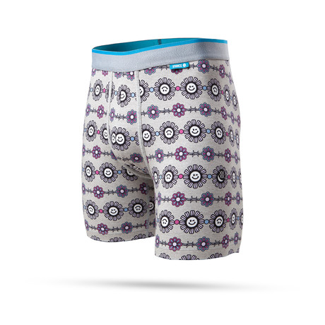 Spikey Face Boxer Briefs // Heather Gray (S)