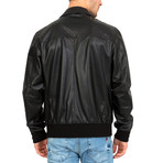 Away Leather Jacket // Black (3XL)