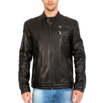 Propriety Leather Jacket // Black (M)